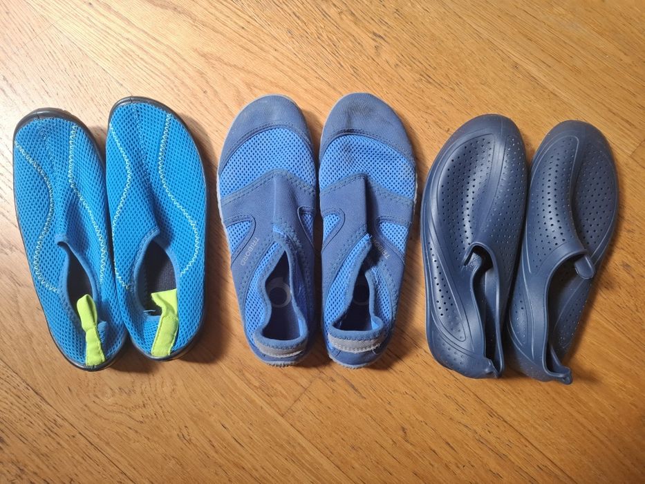 Buty do wody, 3 pary, rozmiary 34/35, 35/36, 36/37