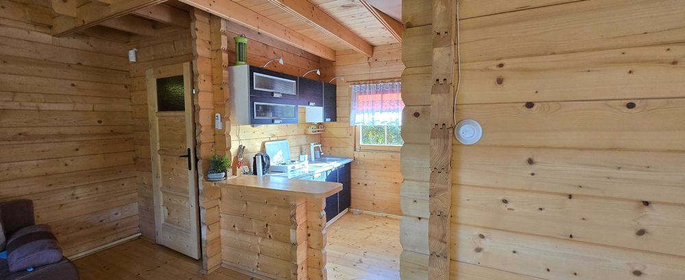 ROD Rogówko | 2 działki 700 m² | domek całoroczny 35 m² | kominek