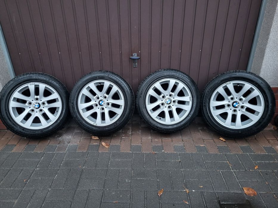 Oryginalne felgi aluminiowe BMW 16cali z oponami 205/55R16