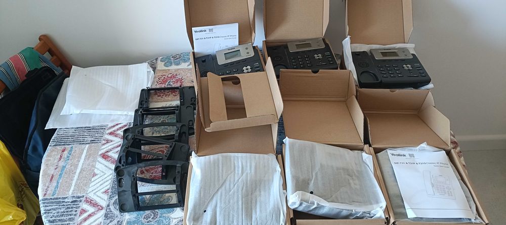 3 szt.Telefony stacjonarne Yealink SIP-T21P E2  Mega okazja