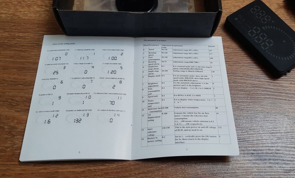 Проектор на лобовое стекло