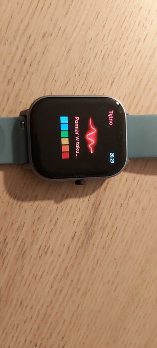 Smartwatch Amazfit GTS niebieski - komplet