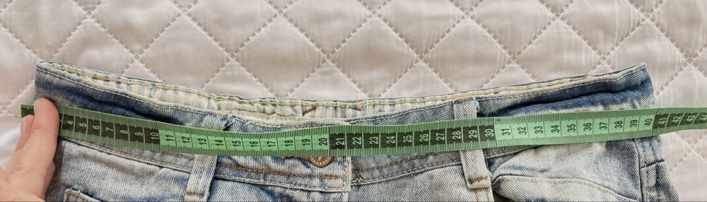 Голубые, рванные джинсы Soulcal & Co, размер 34