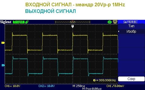 Усилитель генератора сигналов на ADA4870