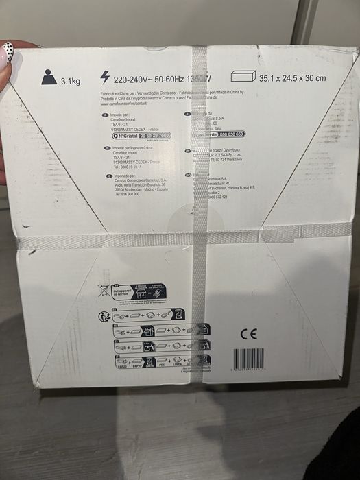 Nowy Air Fryer Różowe złoto Carrefour
