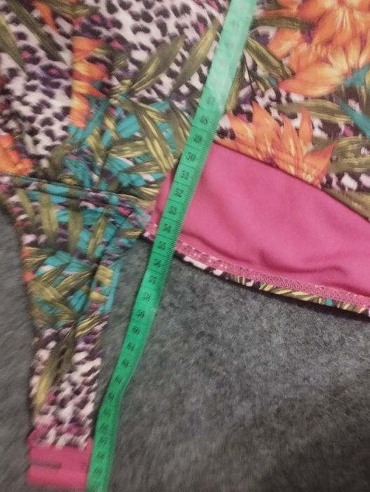 Суперовый раздельный купальник монокини  в орнамент Ocean Clu