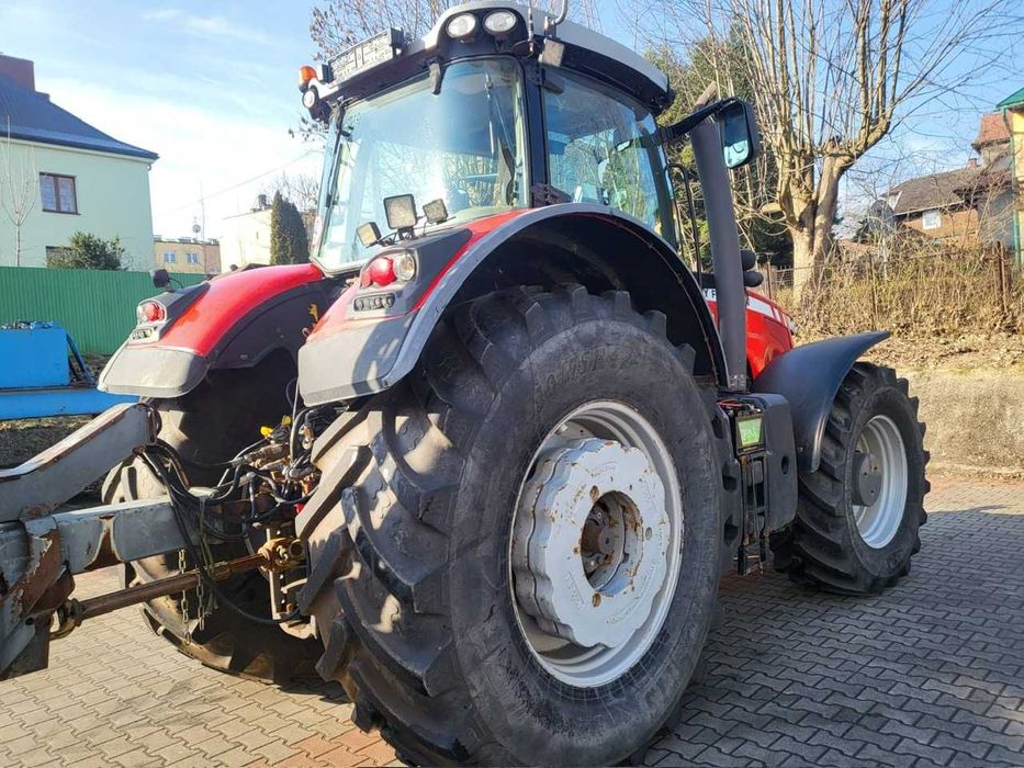 Rębak Jenz 582 z Massey Ferguson 8680 komplet