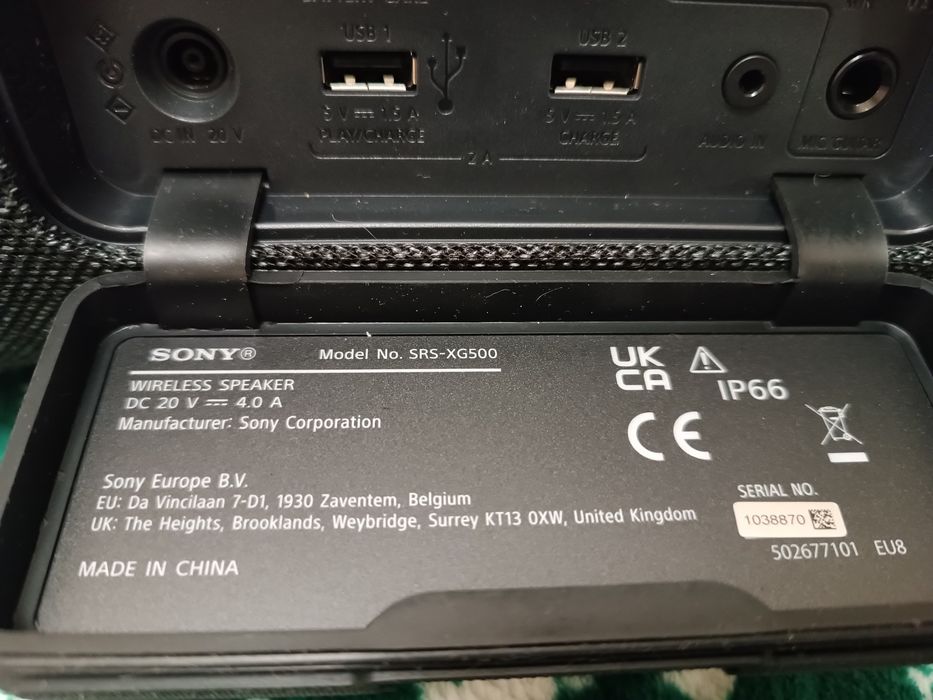 Coluna Bluetooth Sony