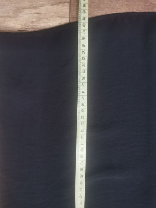 Sukienka mini czarna 36 S F&f długi rękaw