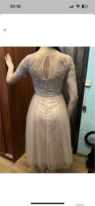 Плаття святкове. платье на выпускной. фатинове плаття міді chi chi