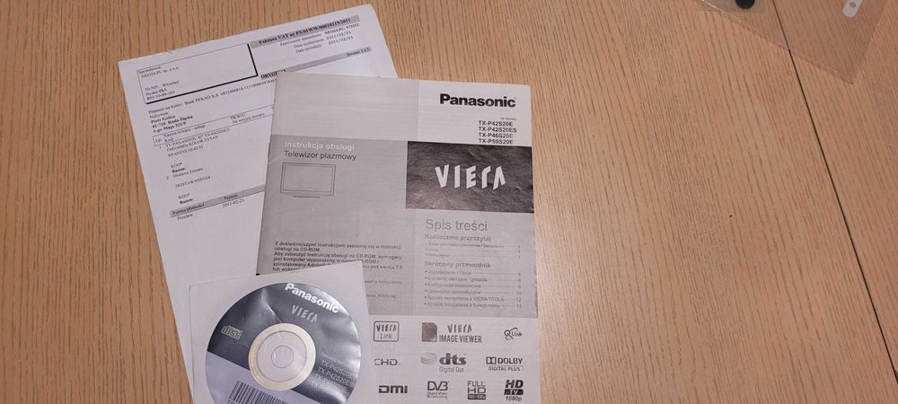 Plazma 42' telewizor Panasonic, tytan jedyny taki na Śląsku