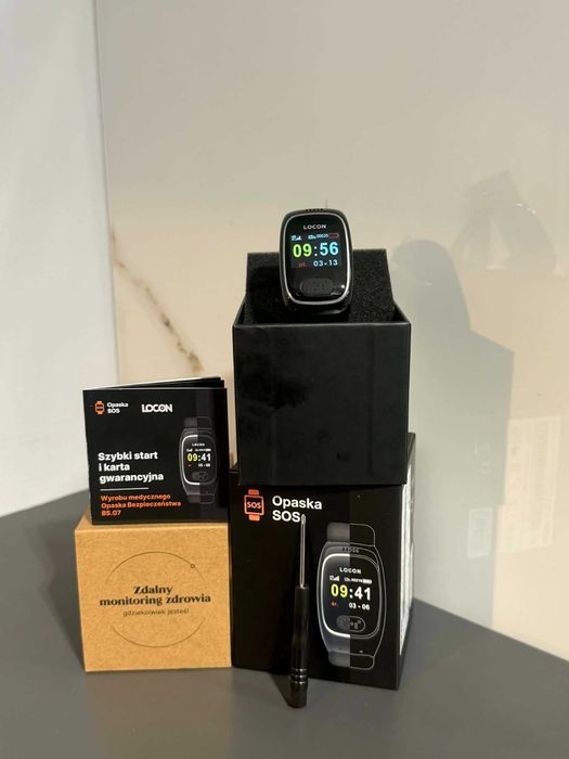 Zegarek Locon bs.07, opaska bezpieczeństwa SOS/Komis Krzysiek