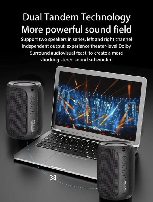 Портативная Bluetooth колонка Zealot S32 Pro 15W Black Новая