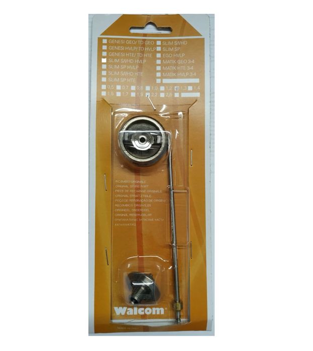 Ремкомплект Walcom валком слим слім дюза 1,7 до Walmec Slim S / I / HD HVLP REF. 11350.17 KIT A