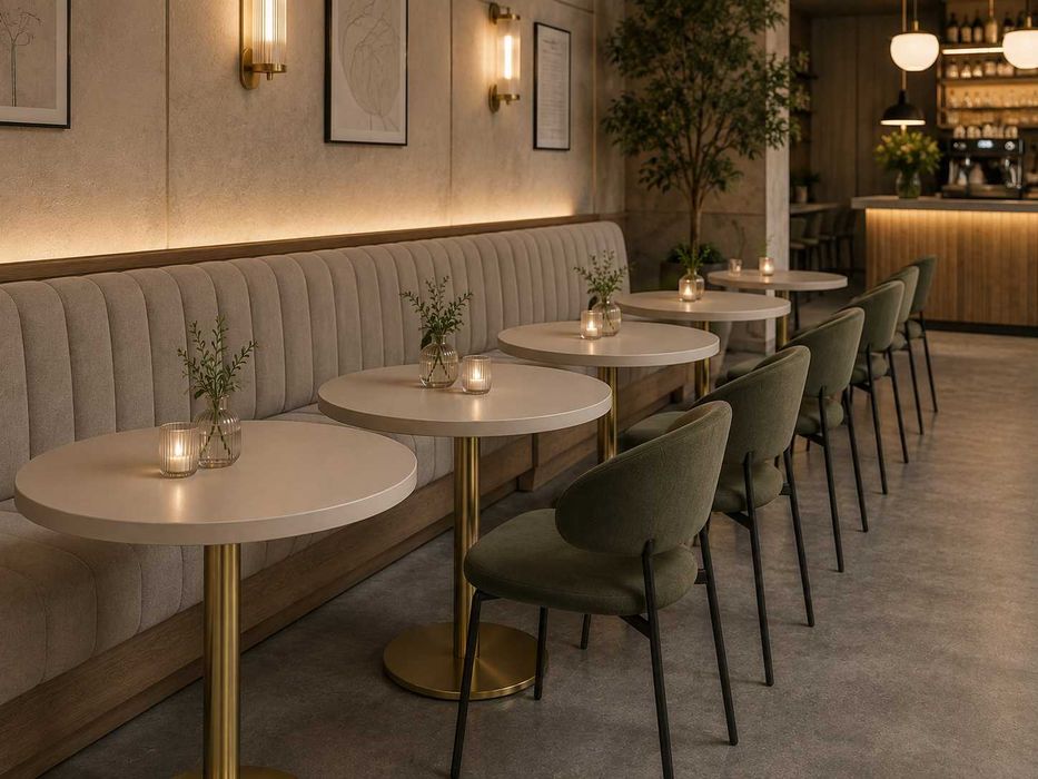 Stolik, stół do jadalni, restauracji, lokalu fi 60 - PRODUCENT - 5 lat gwarancji