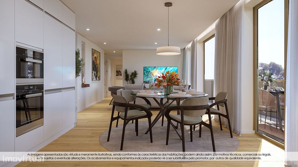 Apartamento T2 c/ Terraço (43.25m2)| Empreendimento Geminus (Arcozelo)