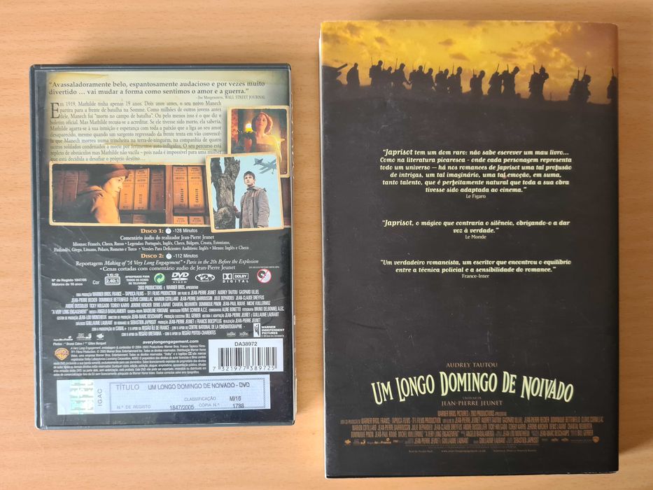 Livro e filme "Um Longo Domingo de Noivado" de Sebastien Japrisot