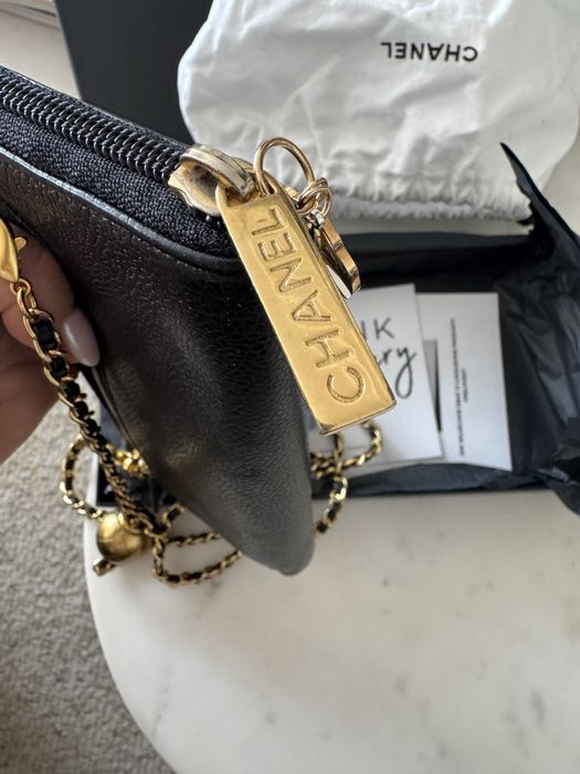 WOC chanel portfel torebka skora