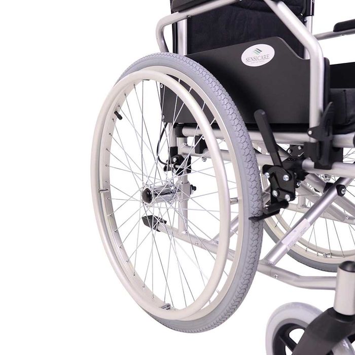 Cadeira de Rodas em Alumínio com Travão de Cuidador YK9063F -SENSICARE