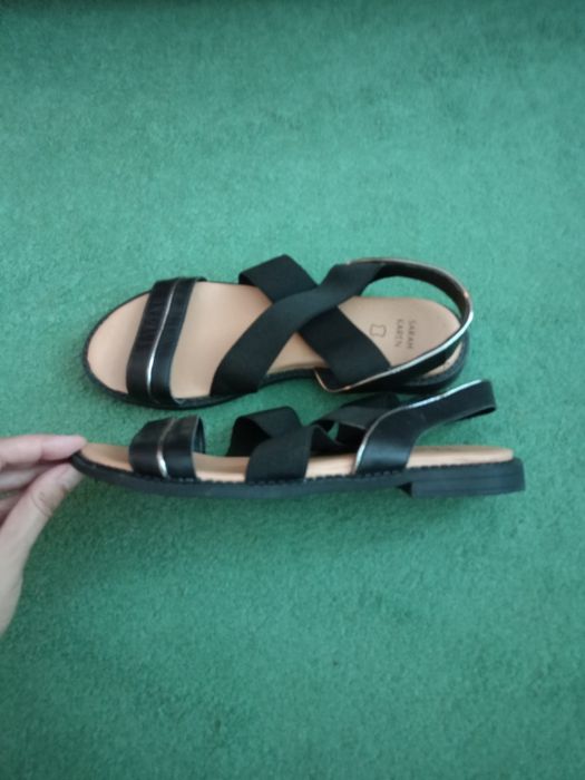 Skórzane sandały Sarah Karen