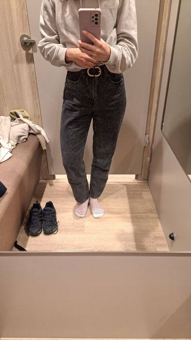 Spodnie czarne baggy, rozmiar M, New Yorker
