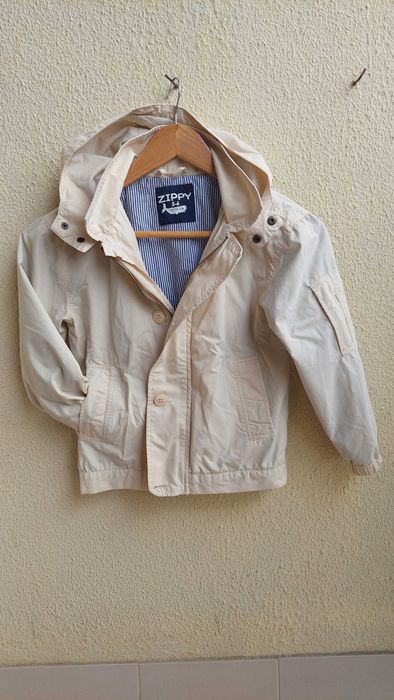 Casaco tipo parka menino 5/6 anos