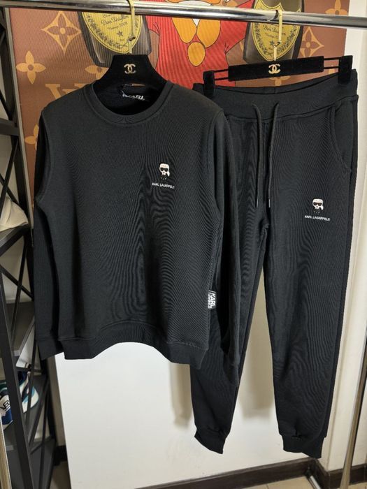 KARL LAGERFELD PREMIUM Женский костюм Карл черный/белый осенний костюм