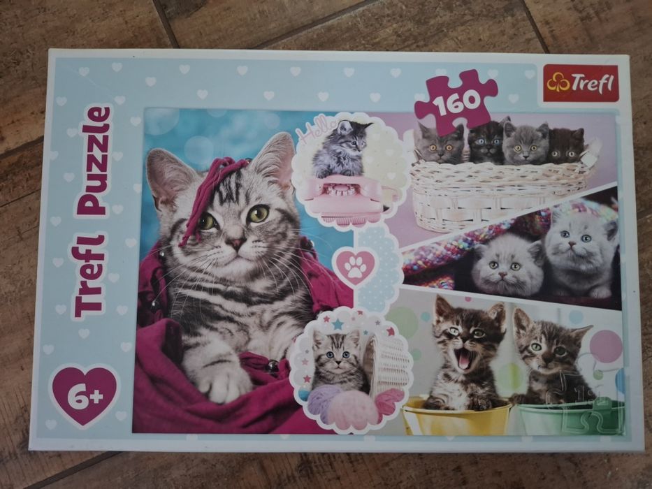 Puzzle 160 sztuk kotki