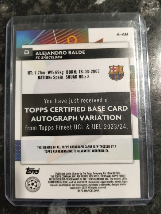 Carta Alejandro Balde Auto