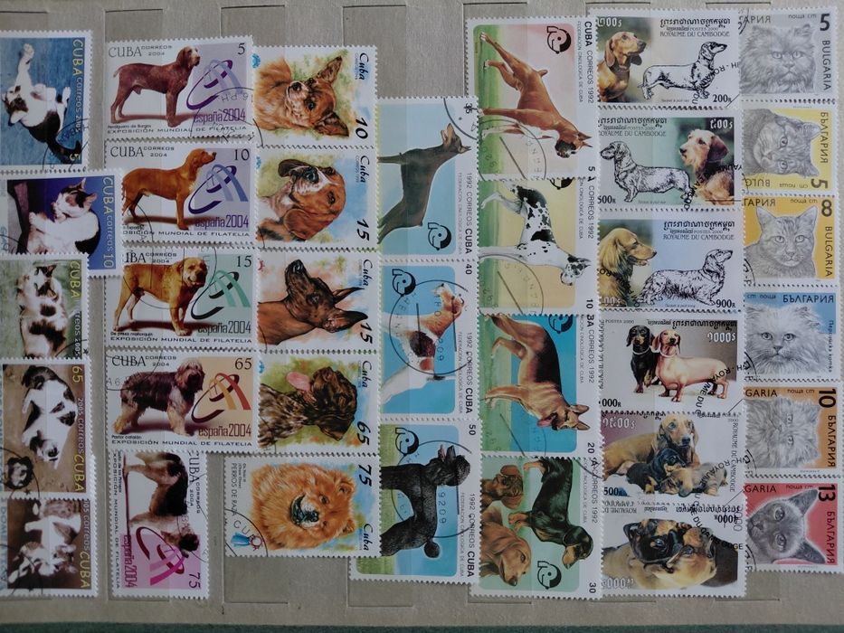 Марки поштові.Фауна. 31 серія, 204 марки.