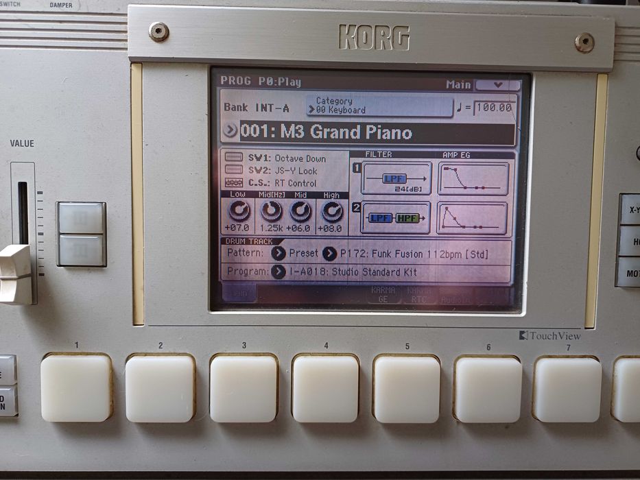 Syntetizador Korg M3 -Módulo apenas