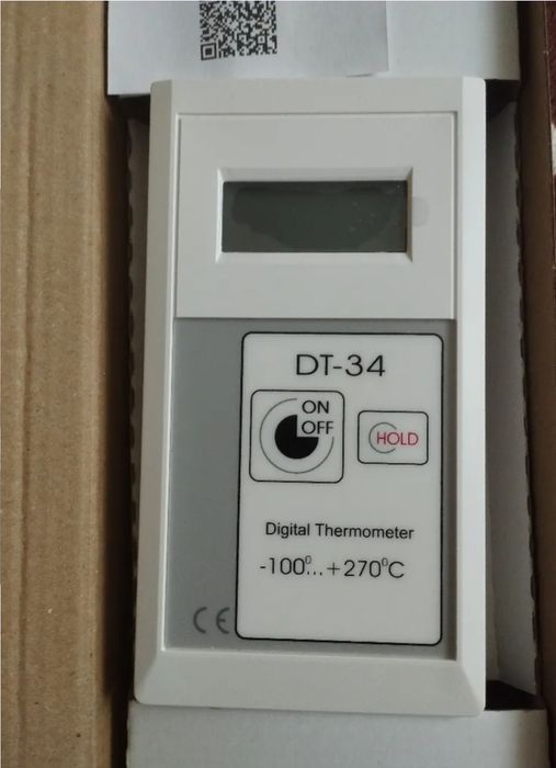Термометр DT-34 зі щупом 120мм, водонепроникний -100/+270°C
