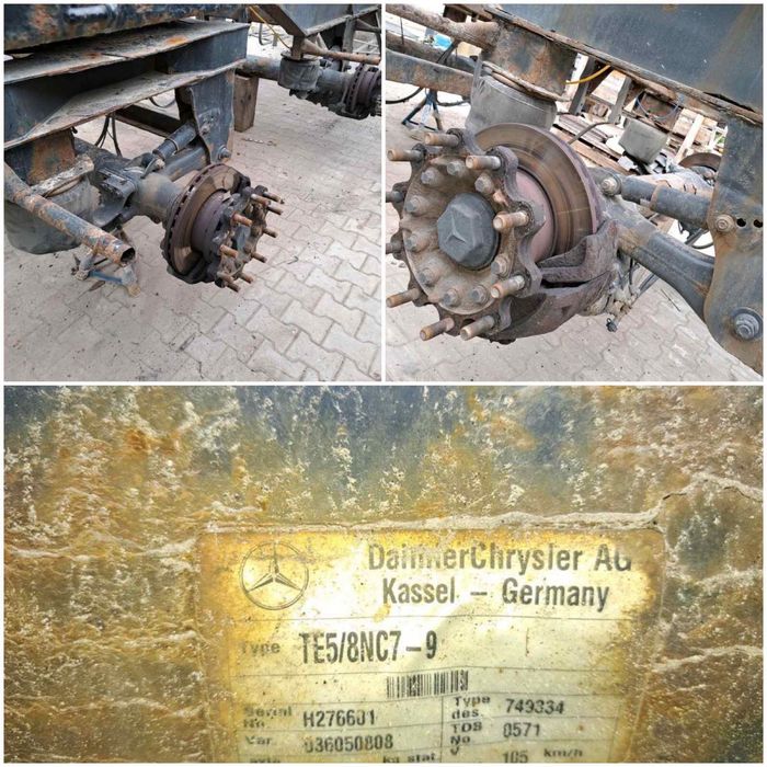 Saf BPW Ror Schmitz, Wabco Knorr Haldex  САФ ось Мерседес