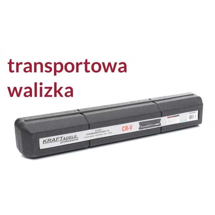 KLUCZ dynamometryczny 1/2 " 28-210 Nm + NASADKI 17/19/21 KD10394