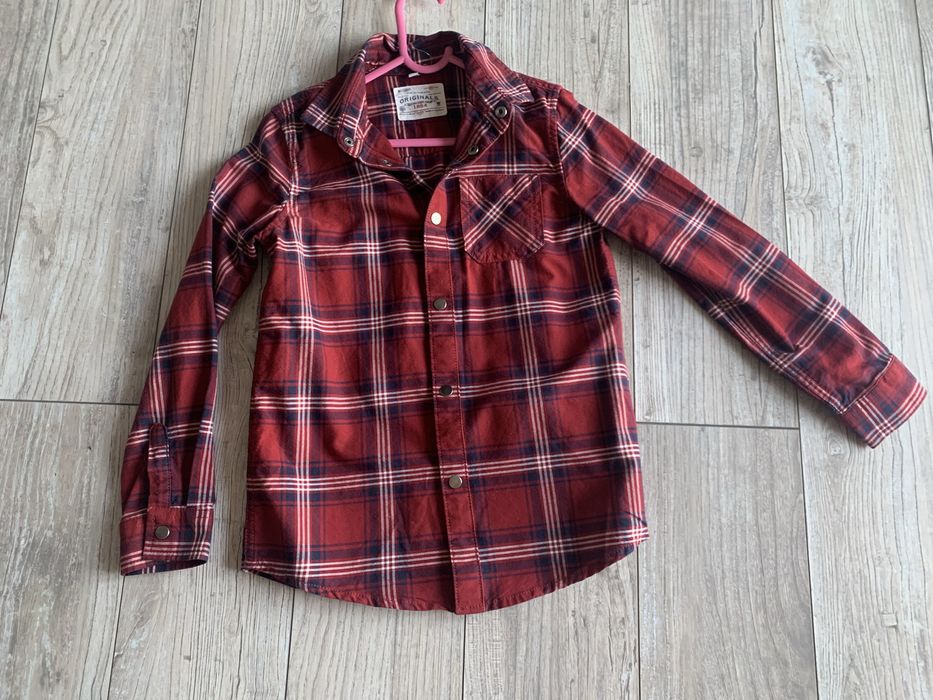 Koszula w kratę rozm.134