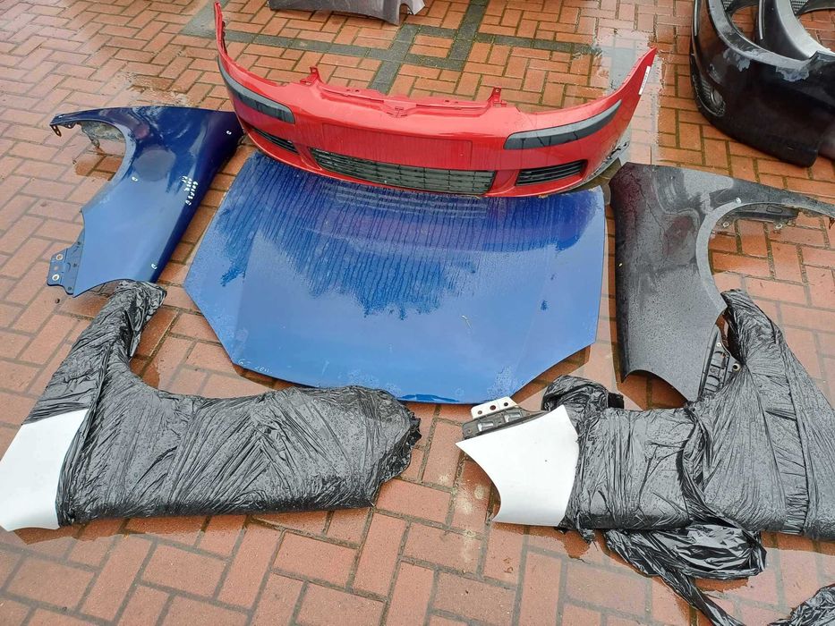 Volkswagen Golf V kompletny przód maska zderzak błotnik pas LA7W LA7T