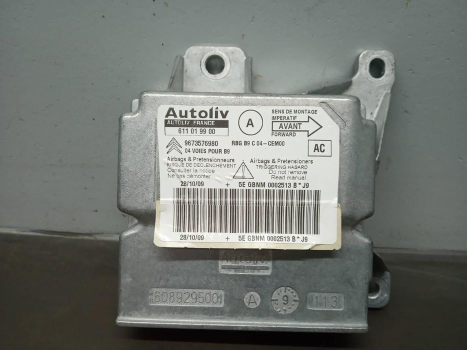 CENTRALINA AIRBAG CITROEN BERLINGO 2009 -9673576980