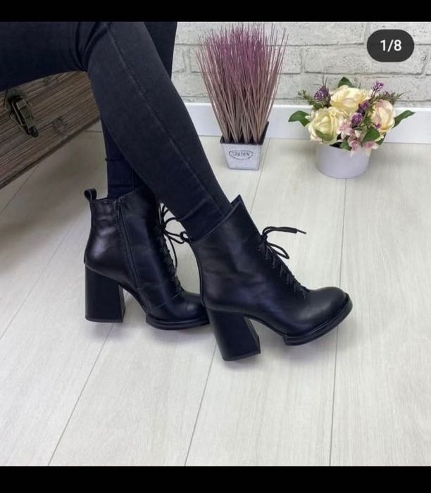 Черевики жіночі,шкіра