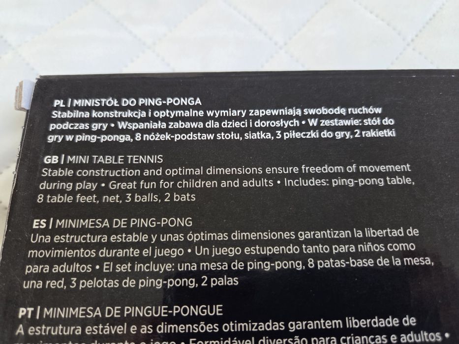 Mini stół do ping ponga / tenisa stołowego