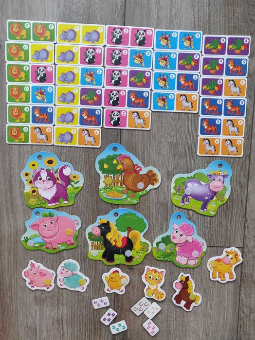 Мама и малыш игра с липучками Vladi toys + подарок