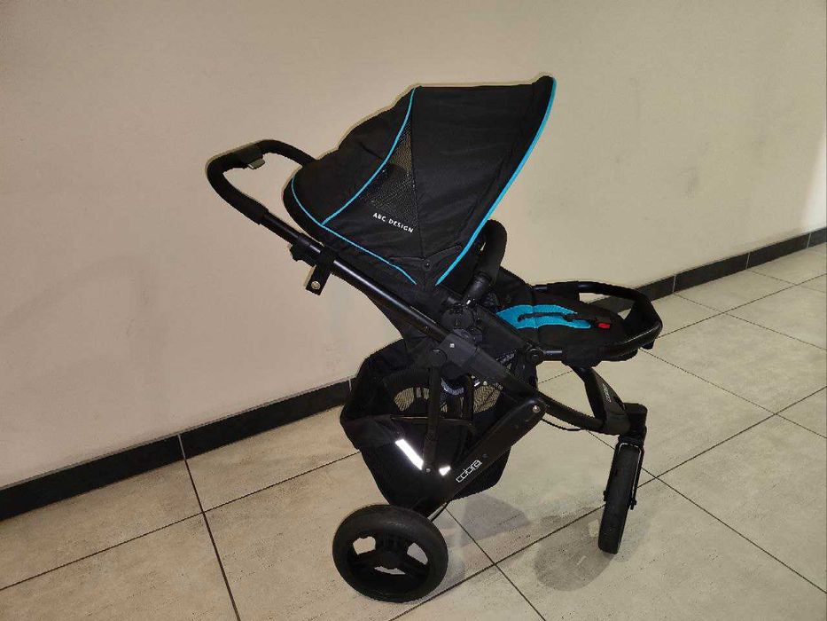 Універсальна коляска (2-в-1) ABC Design Cobra Turquoise-Black