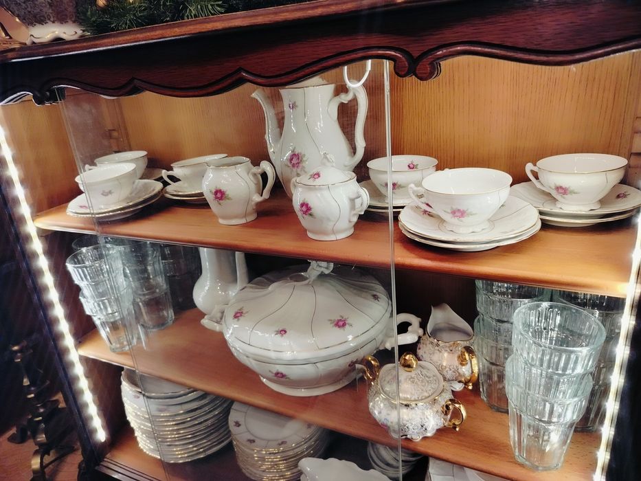 Porcelana klasyka# styl rokoko  RKG Czechoslovacja Bernadotte  12 osób