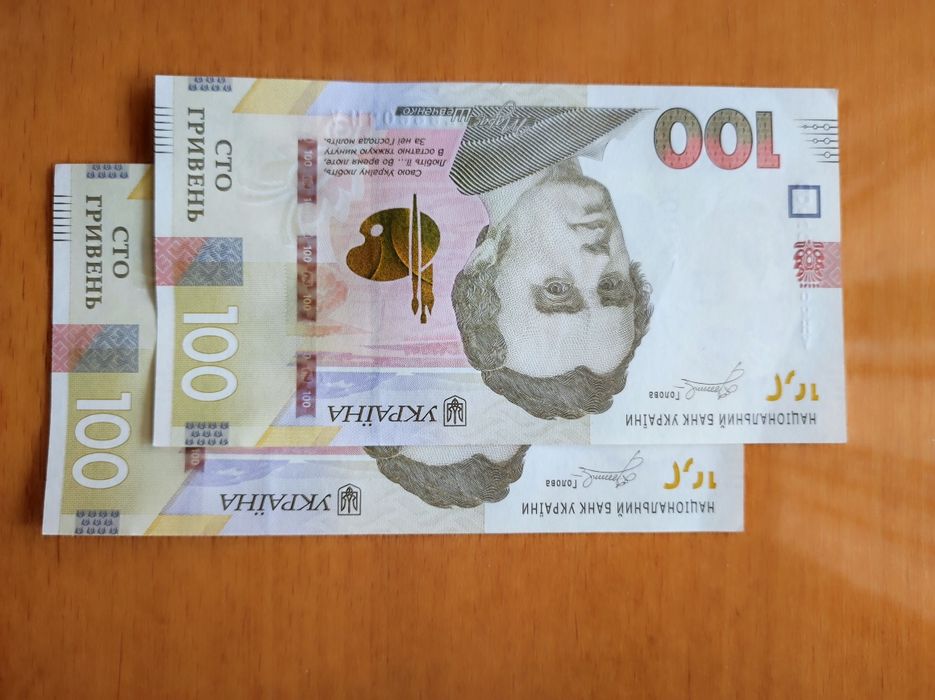 100 грн 2022 року UNC 2 шт