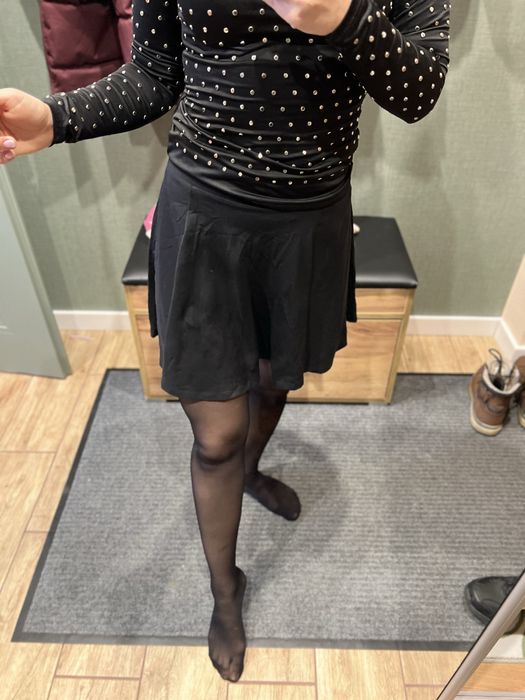 Spodniczka spodnica czarna basic 38 M baza hit modna