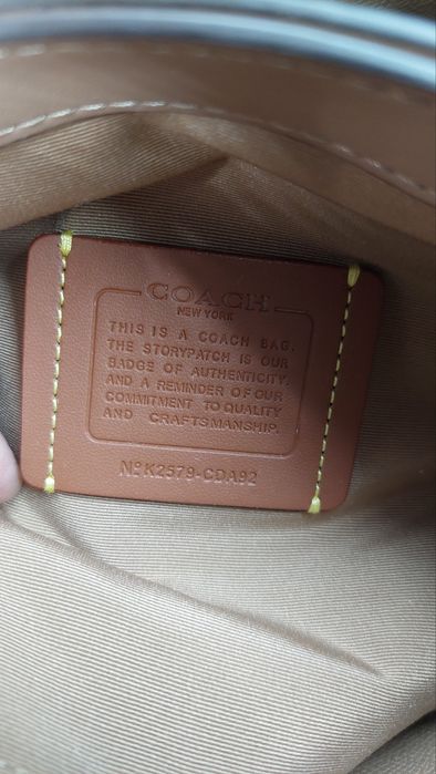 Сумка Coach Rowan оригінал шкіряна канва