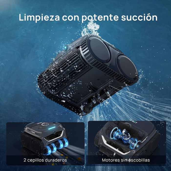 WYBOT C2 Vision-A NOVO – Robô com IA para Piscina (Fundo/Parede)