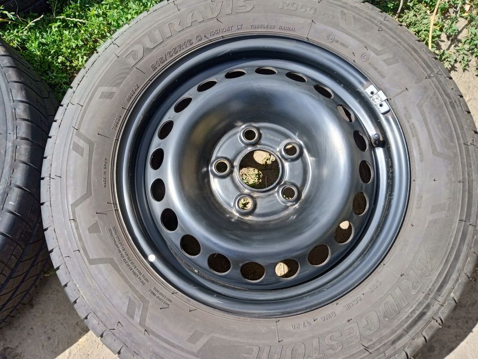 koła stalowe 5x120 vw t5 t6 multivan transporter opony 215/65 16c felg