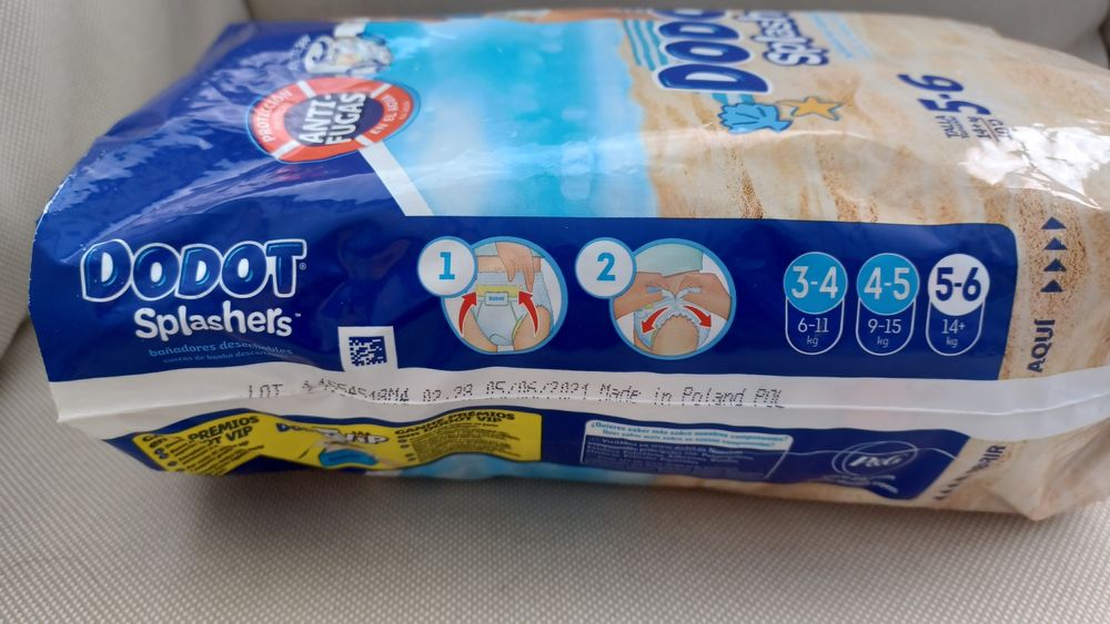 Majtki kąpielowe na basen pieluchy stroj kąpielowy dla dziecka 5-6