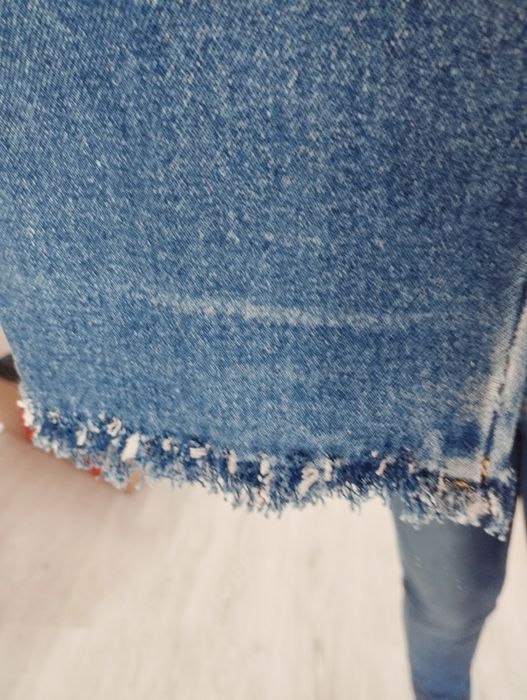 100% bawełna, spodnie mom fit, dżinsowe xs