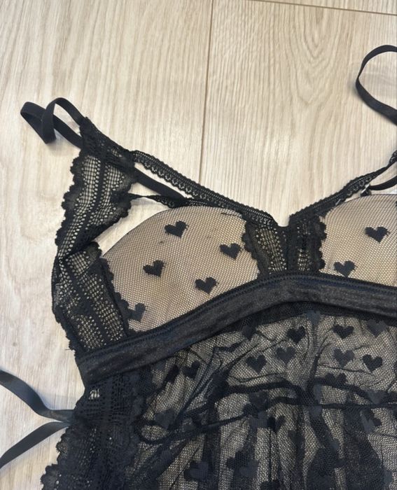 Piżama plus stringi w serduszka obsessive spicy nowe rozmiar s/m